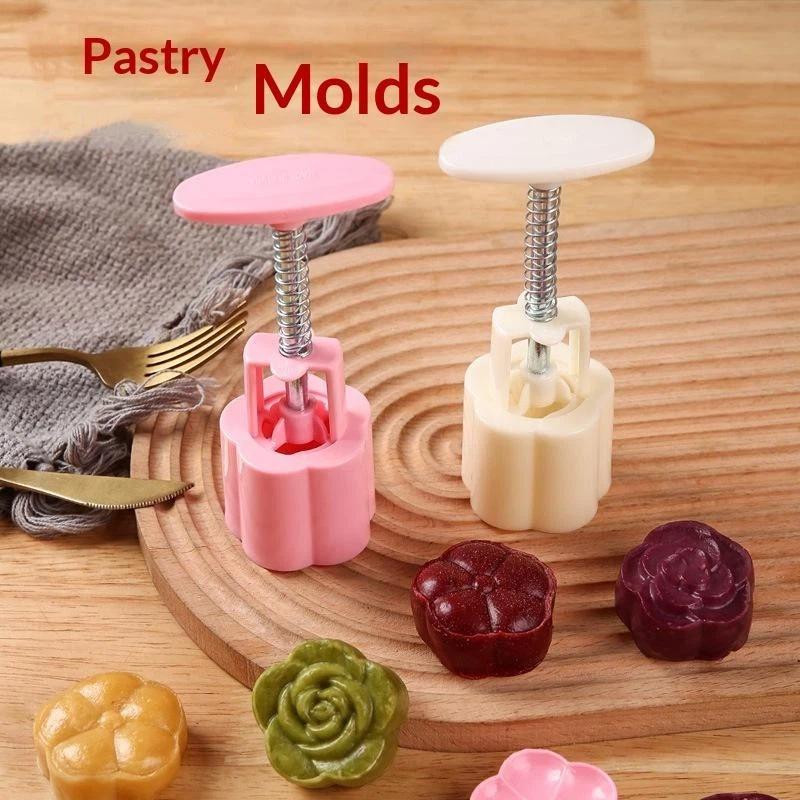 Kitchen Baking Torch - 【LM】1 Set DIY Mondkuchenform aus Kunststoff,