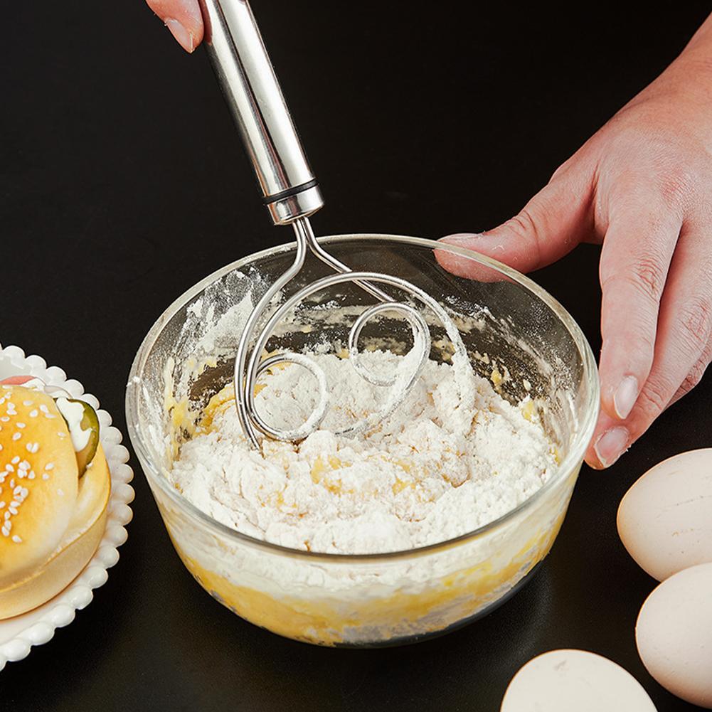 Kitchen Baking Blender - Teigbesen Brotmixer Edelstahl Kuchen- und Gebäckteig-Mixer