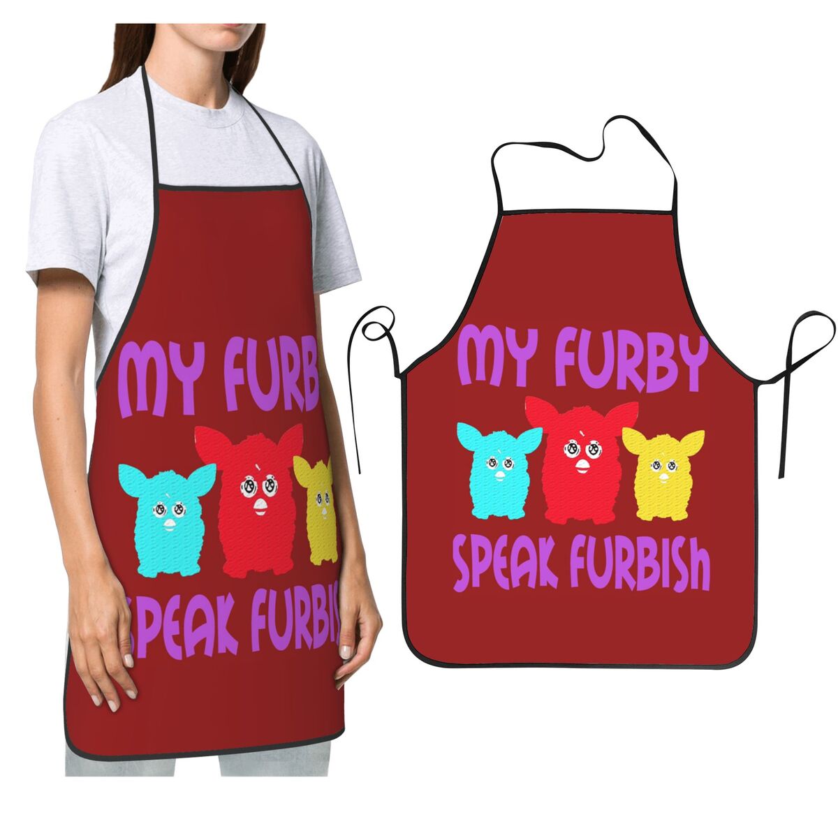 Kitchen Nightmares Baking - Nightmare Furby Cartoon Roboter Spielzeug Schürze