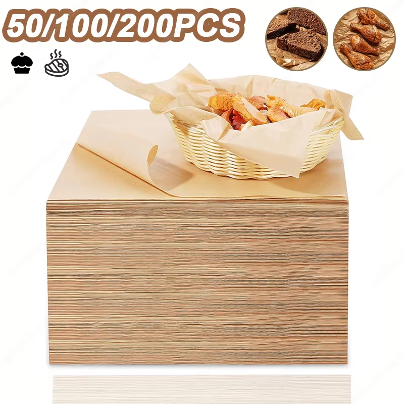 Kitchen Baking Oven - 50/100/200PCS Backpapier Pergament Backblech Ofen Luft