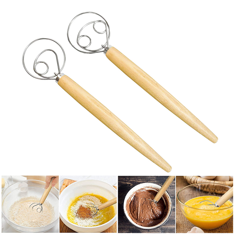 Kitchen Baking Blender - Große Hand Dänischen Teig Schneebesen Brot