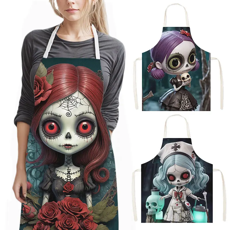 Kitchen Nightmares Baking - Horror Albtraum Zombie Mädchen drucken Küchen