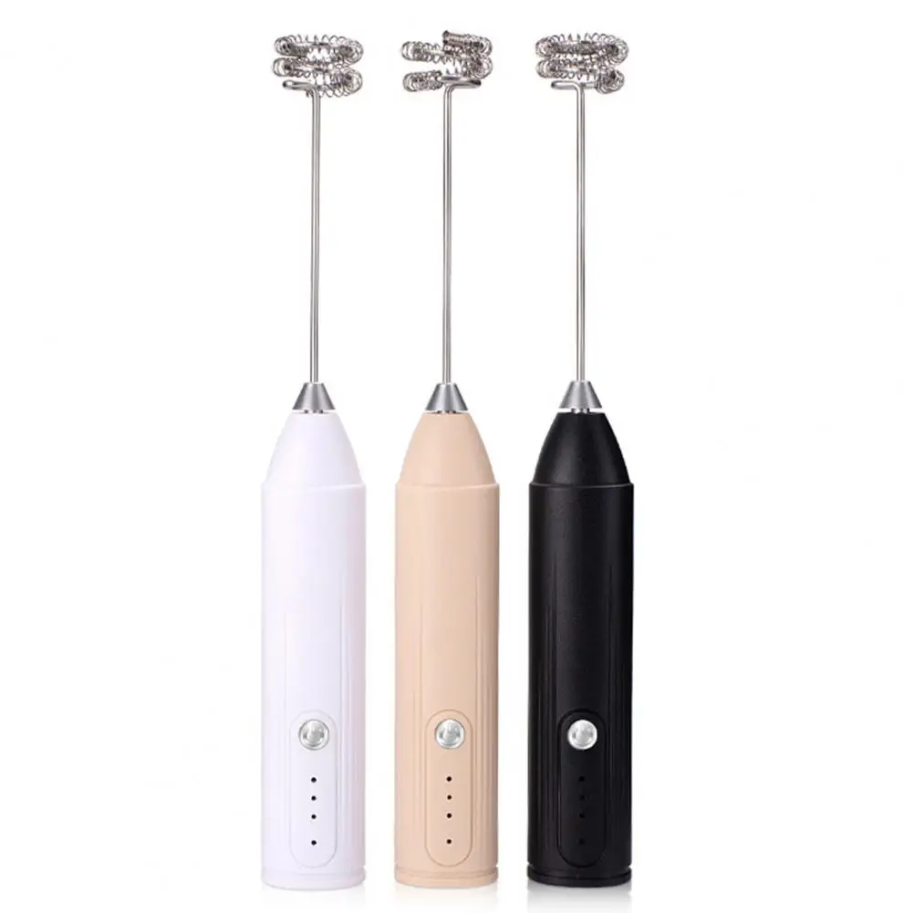 Kitchen Baking Blender - 3-Stufig Einstellbarer USB-Handmilchaufschäumer Elektrischer Eierschläger Tragbare