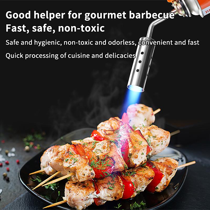 Kitchen Baking Torch - Butan-Gasbrenner, Einstellbarer Kochbrenner, Küchenwerkzeug für BBQ,
