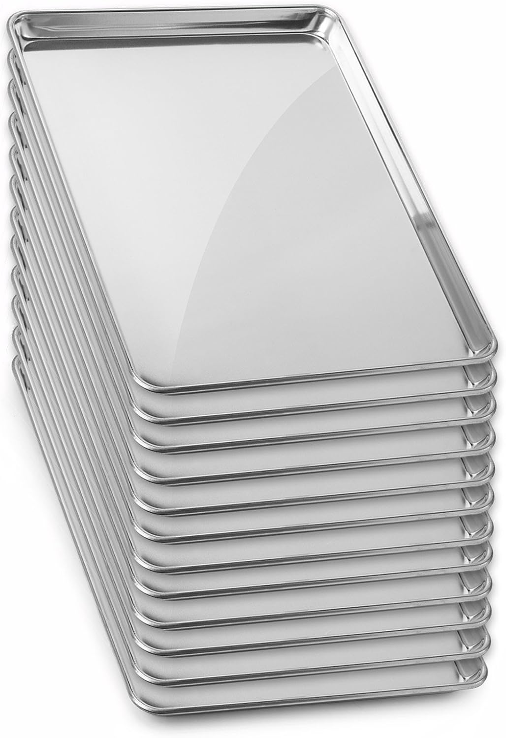 Kitchen Grade Baking Sheet - Kommerzielles Backblech-Set aus Aluminium in Vollgröße,