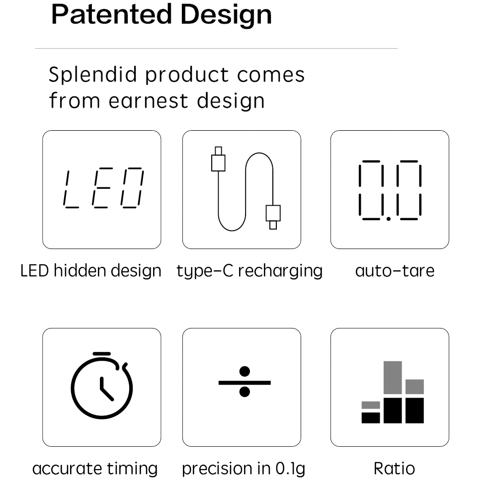 Intelligente Kaffeewaage mit T – Kitchen Baking Timer Bewertung und Preis
