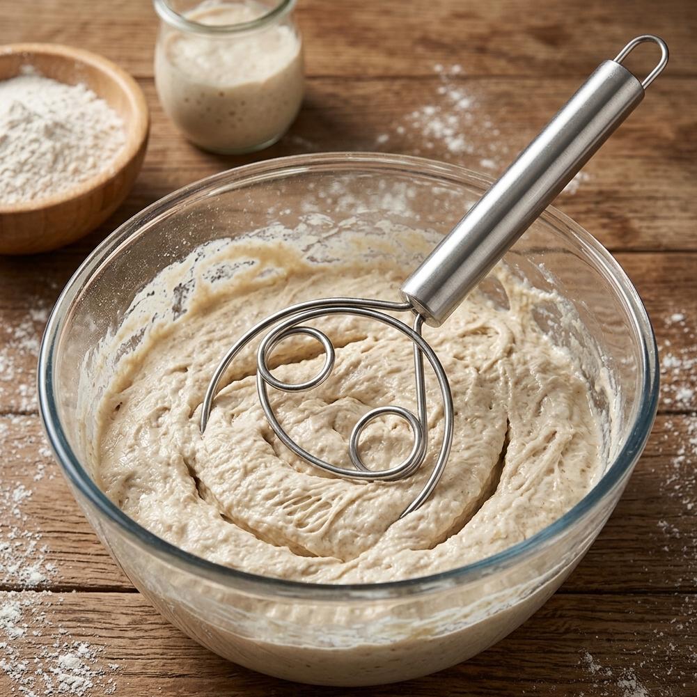 Teigbesen Brotmixer Edelstahl  – Kitchen Baking Blender Bewertung und Preis