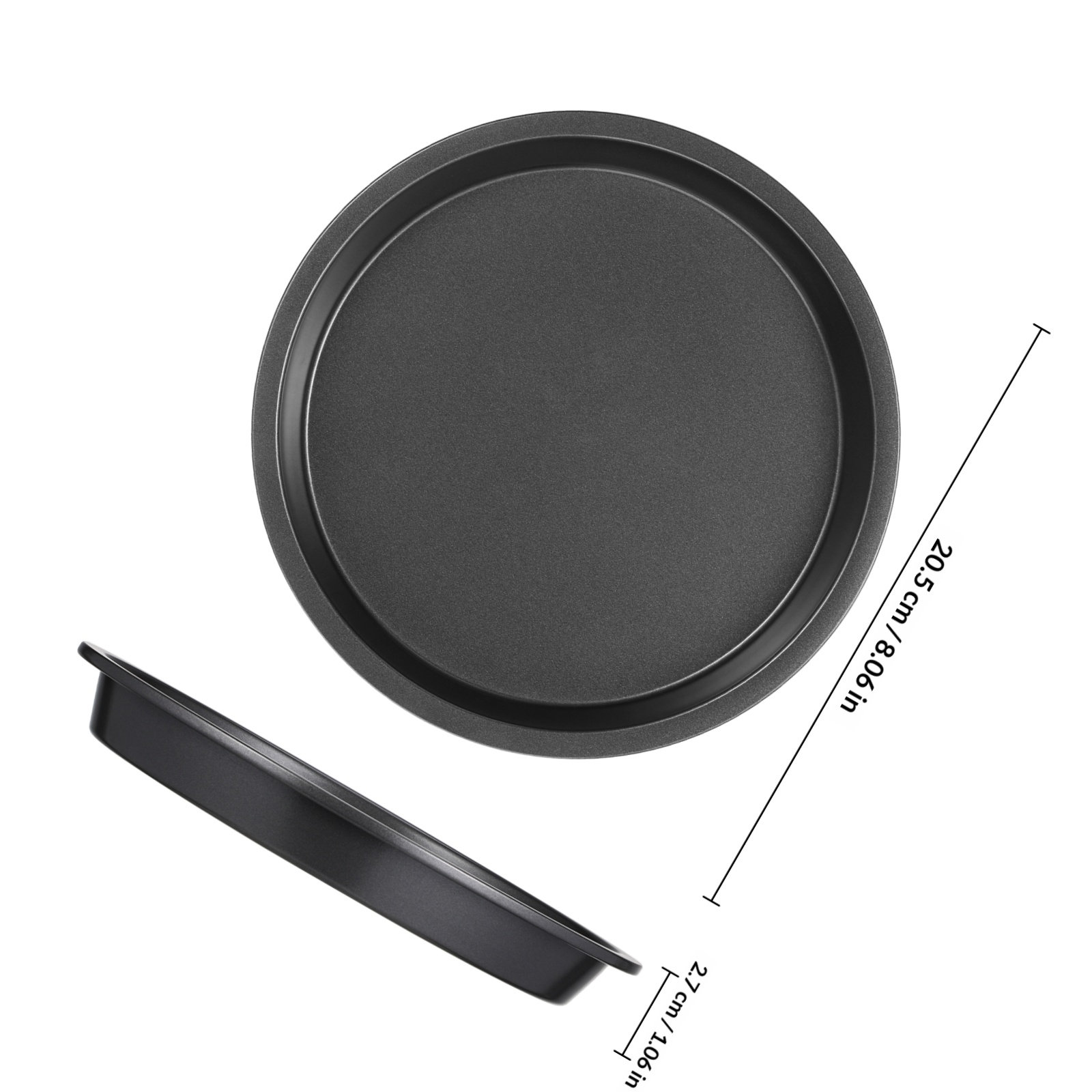 Runde Pizzapfanne aus Kohlenst – Kitchen Baking Oven Bewertung und Preis