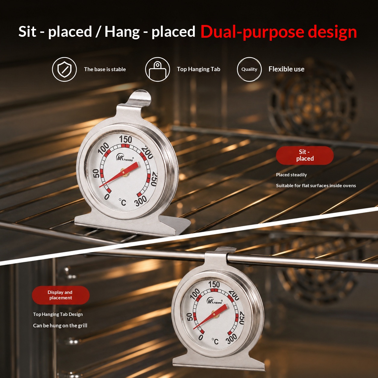 Küchenofenthermometer, Lebensm – Kitchen Baking Oven Bewertung und Preis