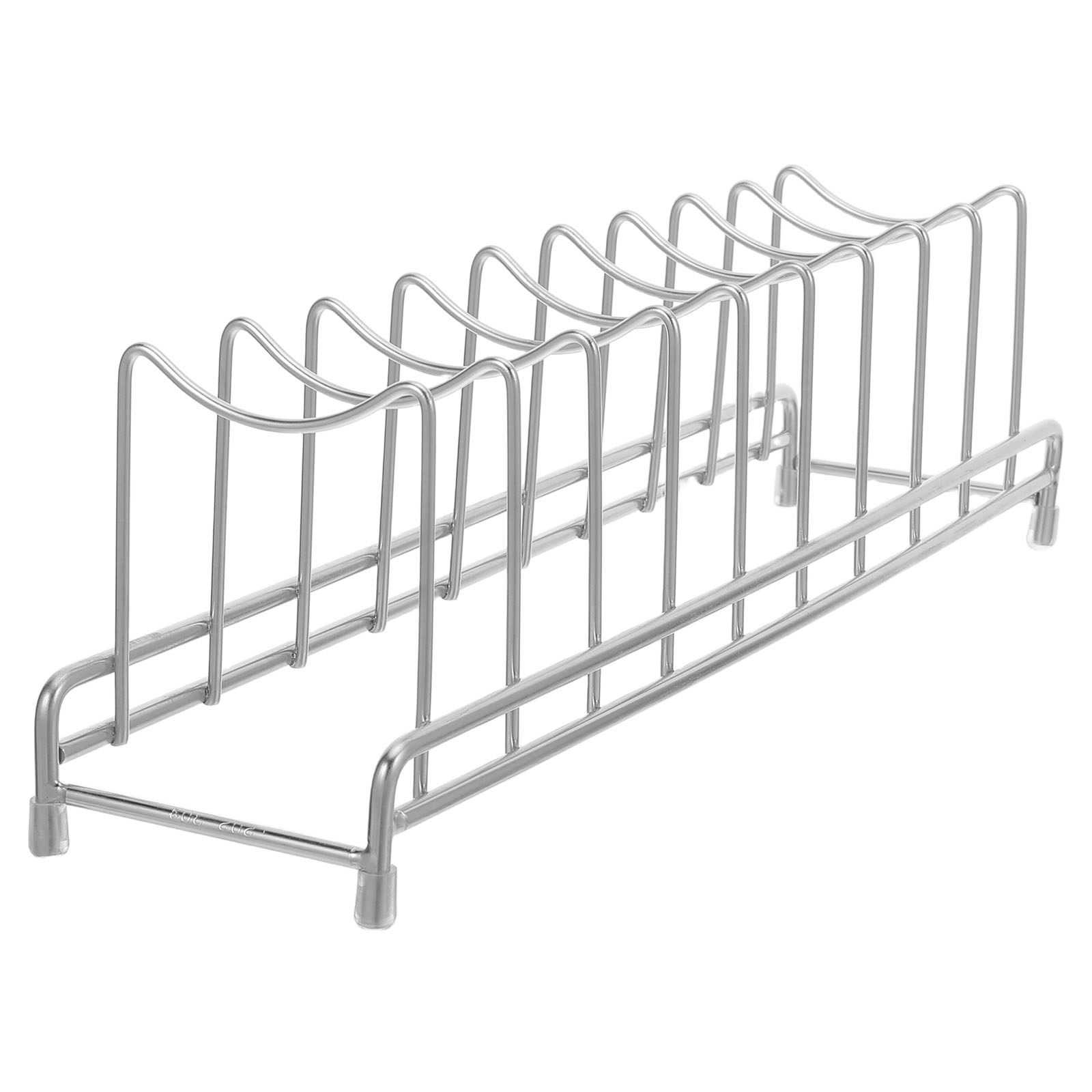 Edelstahl-Topfdeckelhalter mit – Kitchen Baking Sheet Organizer Bewertung und Preis