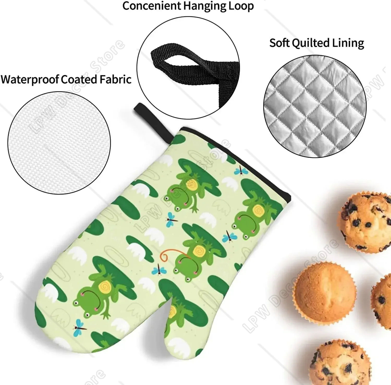 Niedliche Frosch-Ofenhandschuh – Kitchen Baking Counter Bewertung und Preis