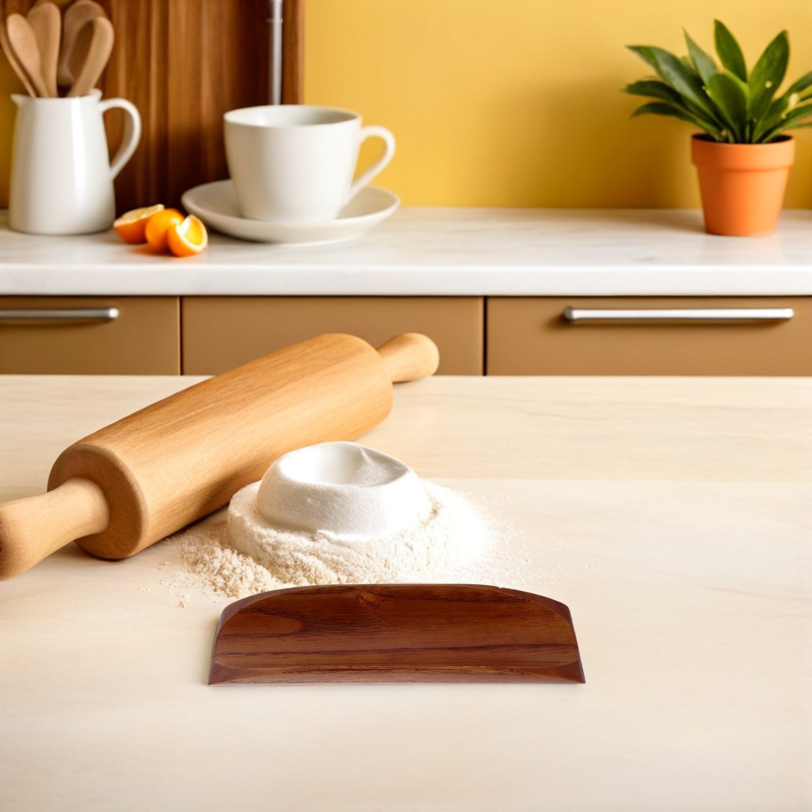 2 Stück Holz-Teigrollenhalter, – Kitchen Baking Station Bewertung und Preis