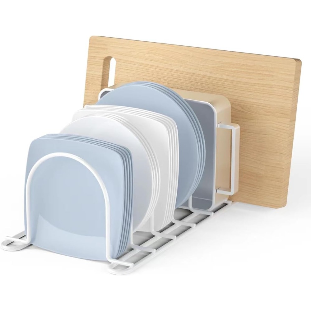 Vertikaler Tellerorganizer für – Kitchen Baking Sheet Organizer Bewertung und Preis