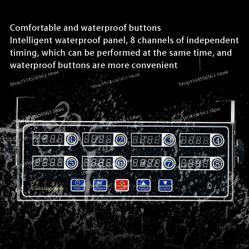 ​ ​ CAL-8B 8-Kanal-Küchentimer – Kitchen Baking Timer Bewertung und Preis
