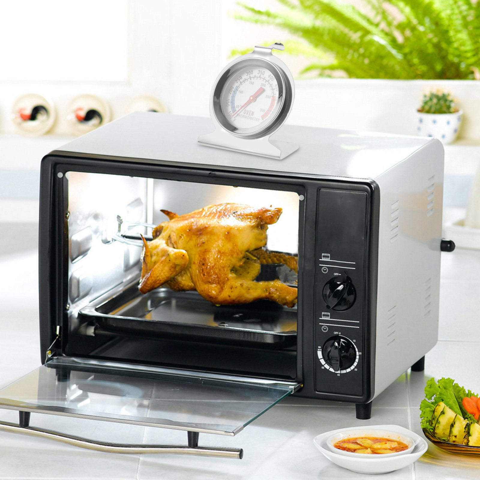 2 Stück Edelstahl-Ofenthermome – Kitchen Baking Oven Bewertung und Preis
