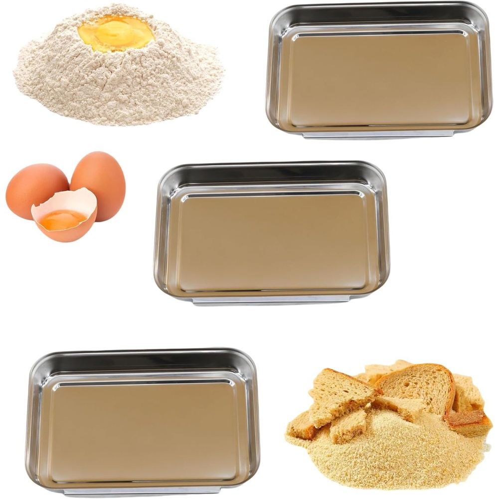 3-teiliges Edelstahl-Gewürztab – Kitchen Baking Station Bewertung und Preis